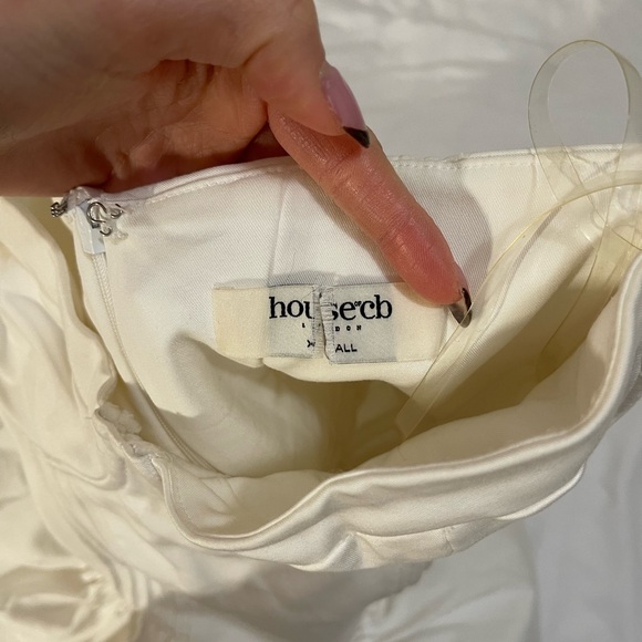 House of CB White Strapless Dress - Picture 5 of 5